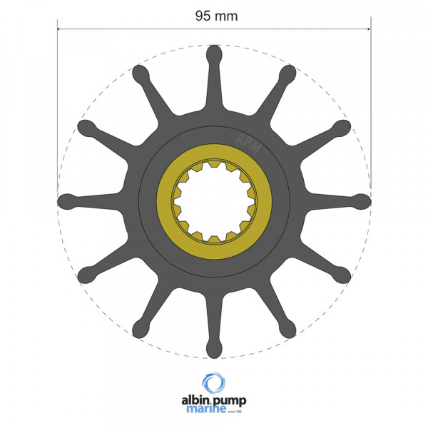 Albin Pump vesipumpun siipipyörä 06-02-033https://albin.group/storage/app/uploads/public/619/344/5da/thumb_2619_600_600_0_0_crop.jpg