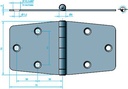 Luukkusarana  RST 150 x 75mm