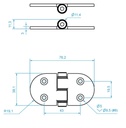 Kitkasarana 38X76 mm alatappi