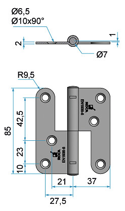 Nostosarana 85X72 mm oikea