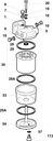 Orbitrade, polttoainesuodatin CAV 296 Delphi 296