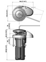 VETUS RC6 Ankkurivinssi 6-12mm ketju, 12mm köysi 12v/500W