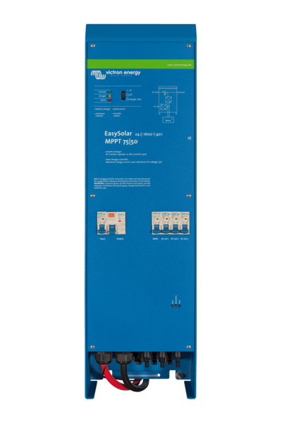 Vitcron EasySolar Invertterilaturi 12V/1600W/70A, 100/50A 700W MPPT aurinkopaneelisäätimellä