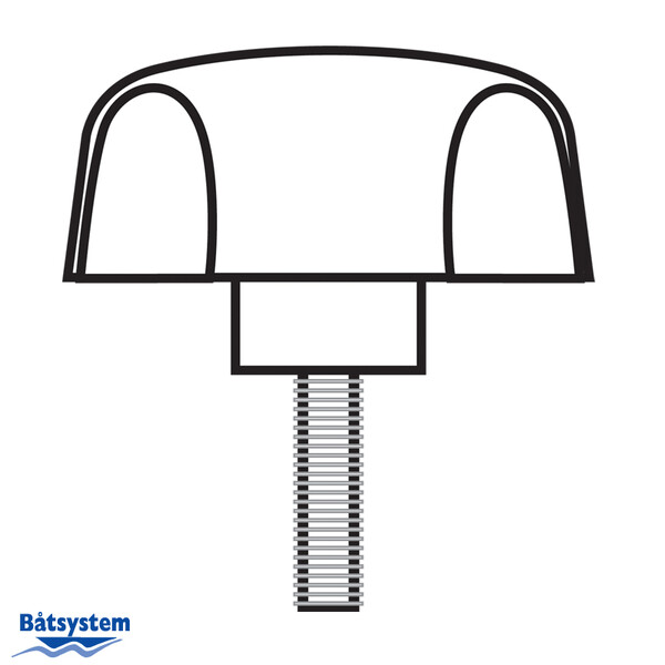 Båtsystem ST portaan kiinnitysruuvi P1036