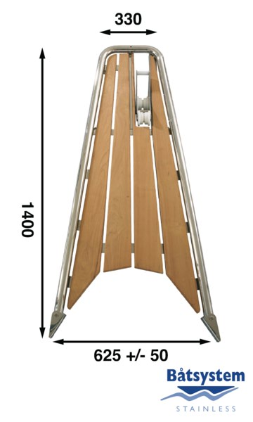 Båtsystem GPT14042 keulataso sisältää Ankkurirullan