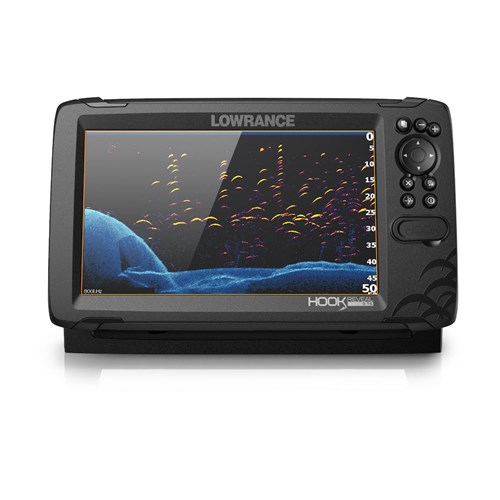 Lowrance HOOK Reveal 9" Tripleshot-kaikuanturilla ja peruskartalla