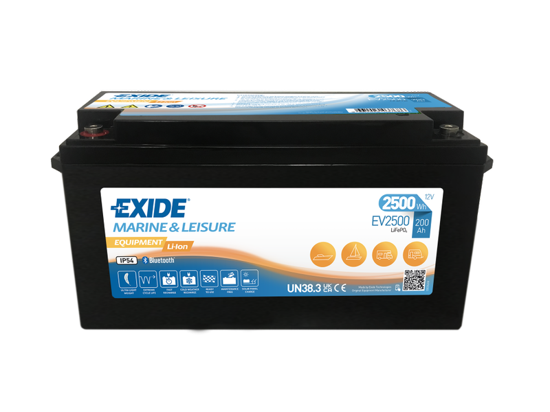 Exide EQUIPMENT Li-Ion Litium-akku 12V/200Ah/2500Wh