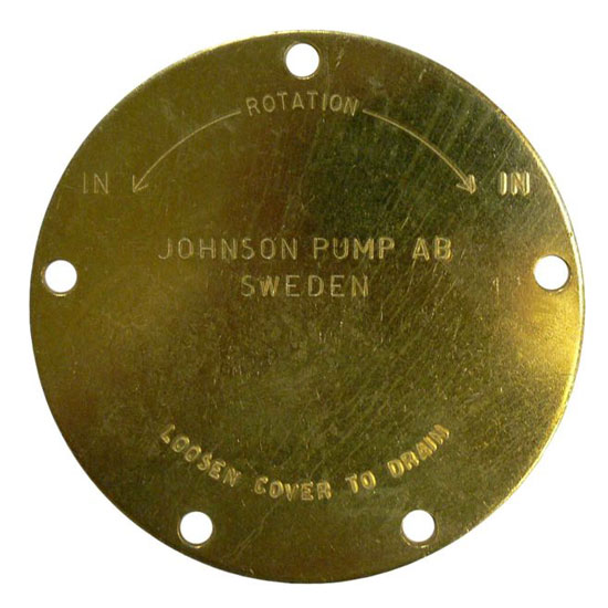 Johnson Pump päätylevy F9B/F95B Johnson Pump O-rengas