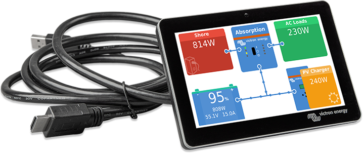 Victron Energy GX touch 70, Cerbo laitteelle