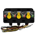 [8730-1535] XD Series - Triple Flex 2 (Relay/ACR/Relay) w/Knobs - Tinned Wires