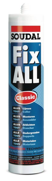 Soudal Fix All 290ml valkoinen