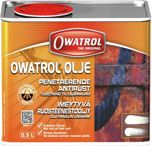 Owatrol olje, ruosteenestoöljy 0,5l