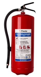 Presto P12GS 12kg jauhesammutin