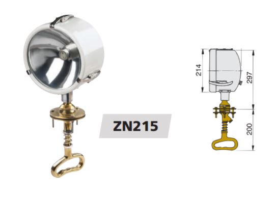 VETUS Hakuvalo Ø 215 mm, hytistä ohjattava (ilman polttimoa)