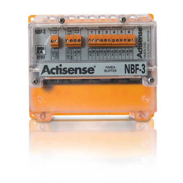 Actisense 1 OPTO sisäänmeno, 6 ISO-Drive ulostulos ja talker power feed