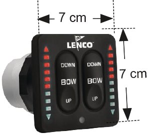 LED lisäkatkaisinsarja flybridgelle 30 12