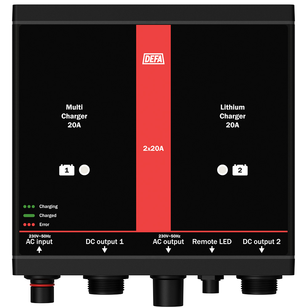 Defa Lithium MultiCharger 2x20A