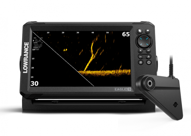 000-16130-001 Lowrance Eagle 9" värinäytöllinen yhdistelmälaite, IPS näyttö, CHIRP/DS/Live FWD/DOWN, Eagle EYE -anturi