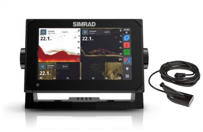 Simrad NSX 3007 monitoiminäyttö, sis HDI kaikuanturin