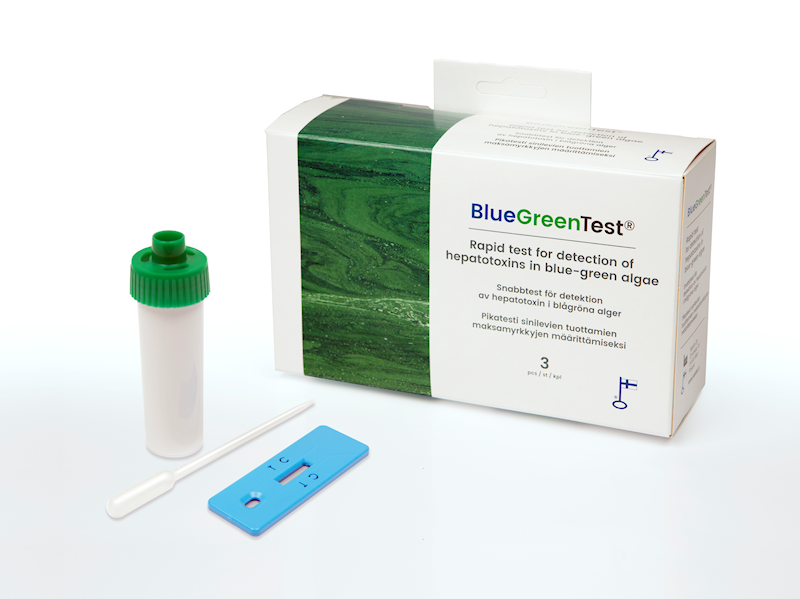 BlueGreen Test sinilevätesti 3kpl pakkaus