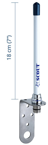 Scout KM-10 S 1 db VHF lasikuituantenni 0,18 m pitkä