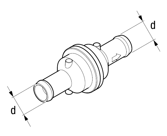 Eberspächer takaiskuventtiili 20mm vesijärjestelmiin