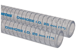 [DWHOSE12B] VETUS Vesiletku 12mm, teräsvahvistettu, elintarvikemuovia