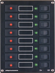 [020001080] Philippi sähkötaulu STV108 8:lla kytkimellä