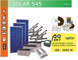 [105545AJK4] Eurosolar 545 aurinkovoimala 145L jääkaappipakastimella