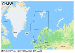 [M-EN-Y300-MS] C-map Reveal Y300 l pohjanmeri ja Tanska