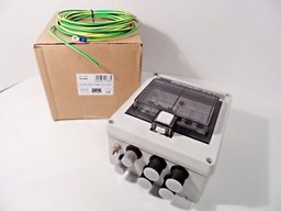 [701686] Sähkökeskus 230 VAC PlugIn 2 x syöttö / 4 x ulostulo