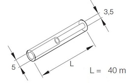 [EBE221000203000] Eberspächer sovite  liitosletku, supiste 7,5mm -3,5mm