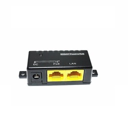 [POE1248-1] PoE-injektori 9-48Vdc pas 1-porttia 2,1DC RJ45