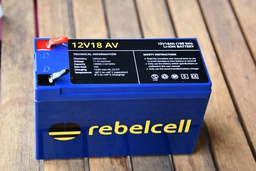 [12018REUA1A] Rebelcell Li-Ion akku, 12V18A (199 Wh). Paino n. 1kg