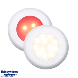 [9514050416] Båtsystems LED valaisin Nova pu/va väriä vaihtava  valkoinen kehys