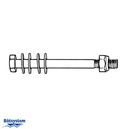 [9519037555] Båtsystem P1302 Ankkurirullan PULTTI M10x110MM