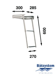 [9519037464] Båtsystem BKT72 teleskooppitikkaat 2-askelmaa