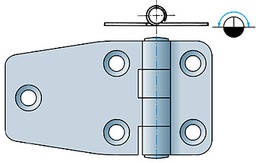 [9516003058] Sarana "NAUTICAT" 81550B  18,5 + 47,5 = 66 mm, leveys 38,5 mm