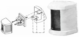 [9514033083] Hella kulkuvalo punainen, valkoinen kuori