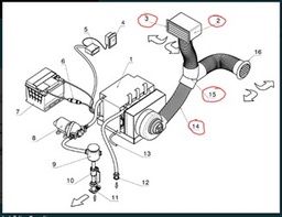 [TWIN KIT DELUXE BIANCO] Thermowell Twin Deluxe asennussarja