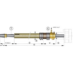 [BG40/+] Lisähinta Vetus 40mm lasikuituvannasputkelle  per 500 mm (yli 1000 mm)