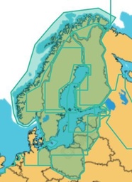 [M-EN-Y055-HS] C-MAP Discover, Suomen sisävedet ja itämeri Y055
