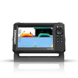 [000-16121-001] Lowrance Eagle 7" kaikuplotteri, IPS näyttö, HI-CHIRP/200/455/800kHz/Structurescan, Tripleshot HD anturi