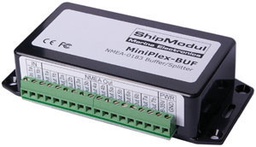 [MUXMINIBUF] ShipmodulMiniPlex-BUF, edistyksellinen  NMEA 0183 buffer tarjoaa 1 sisäänmenon ja 7 ulostuloa