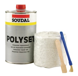 [9519500257] Soudal Soudal lasikuitukorjaussarja 1kG