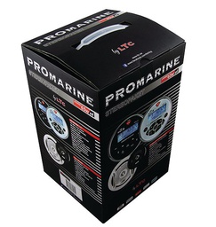 [9514600913] LTC promarine 1111 stereopaketti valkoinen. Radio + kaiuttimet