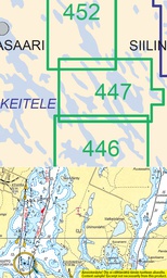 [FI447] Sisävesikartta 447, Konnevesi - Virmasvesi