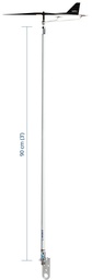 [PF AN NVHF00023] Scout VHF 90 3 db VHF antenna 0,9 m pitkä WINDEX 15:llä