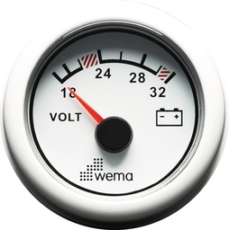 [9514700465] WEMA Volttimittari 24V analoginen